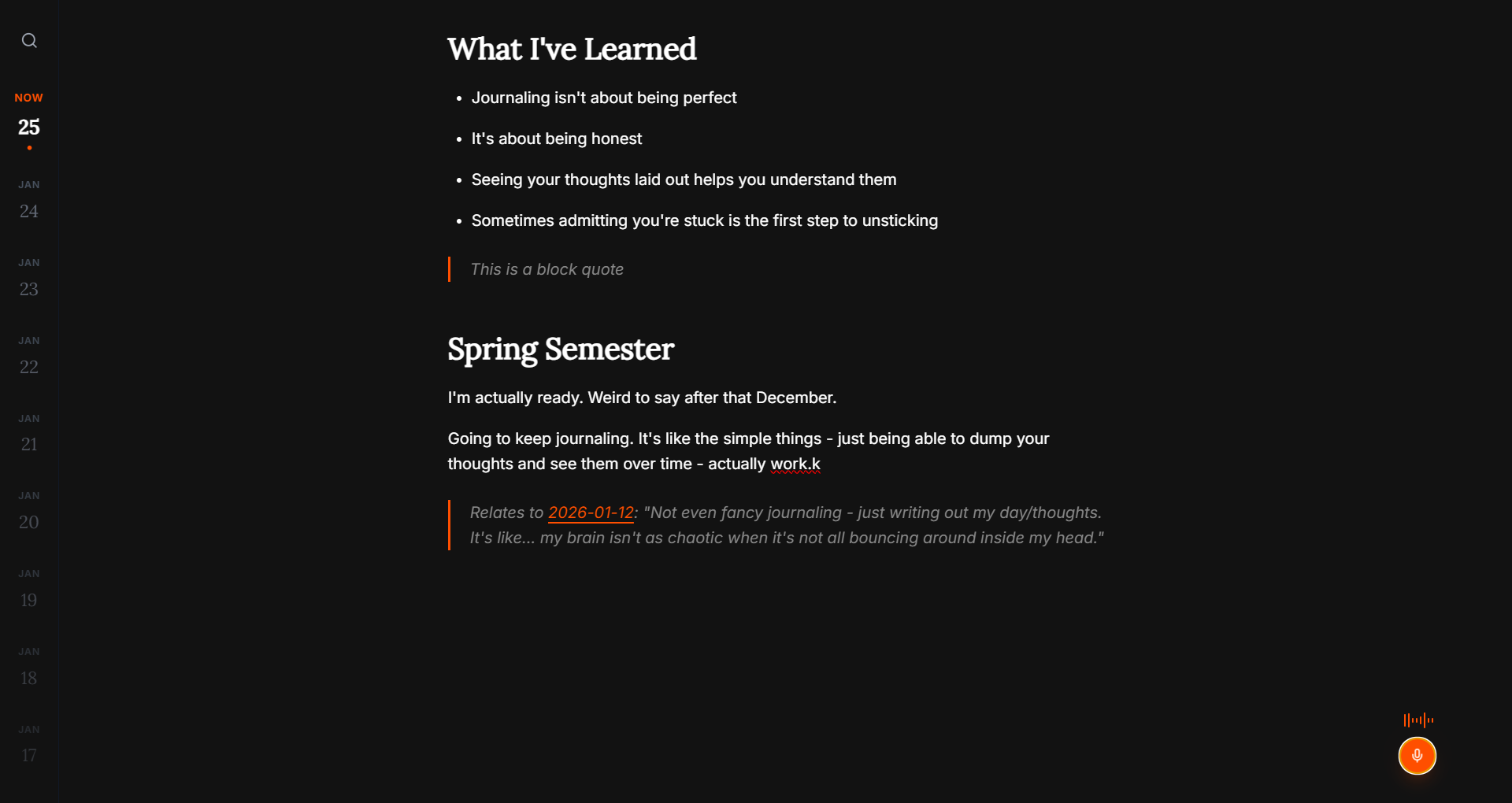 Today App Voice Input - Seamlessly dictate your thoughts